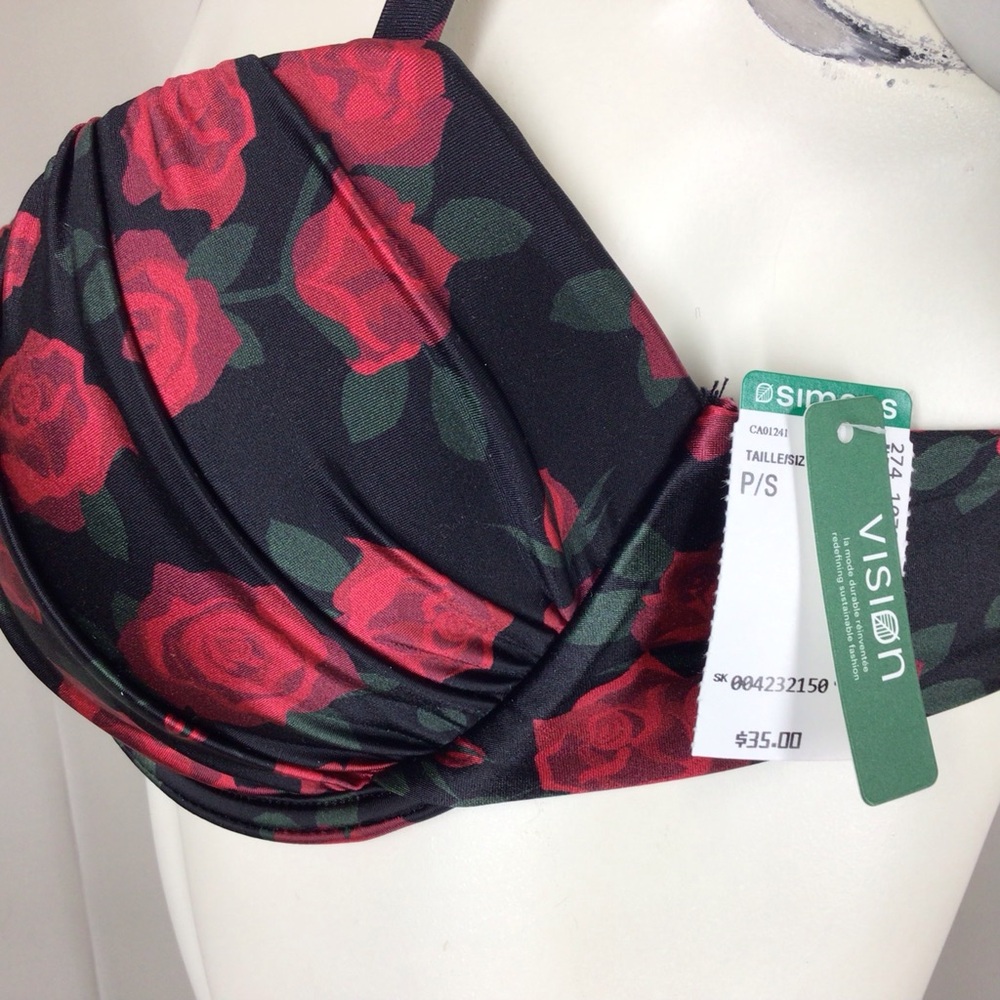 New Simons Floral Bikini 2 pc - Picture 5 of 10
